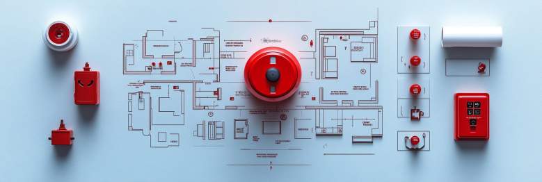 Brandschutzplan und Sicherheitsausrüstung