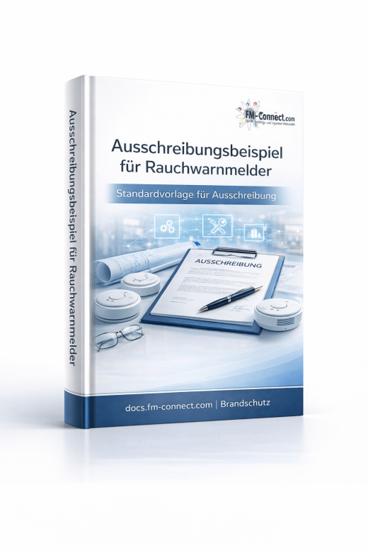 Ausschreibungsbeispiel für Rauchwarnmelder im Facility Management Cover 