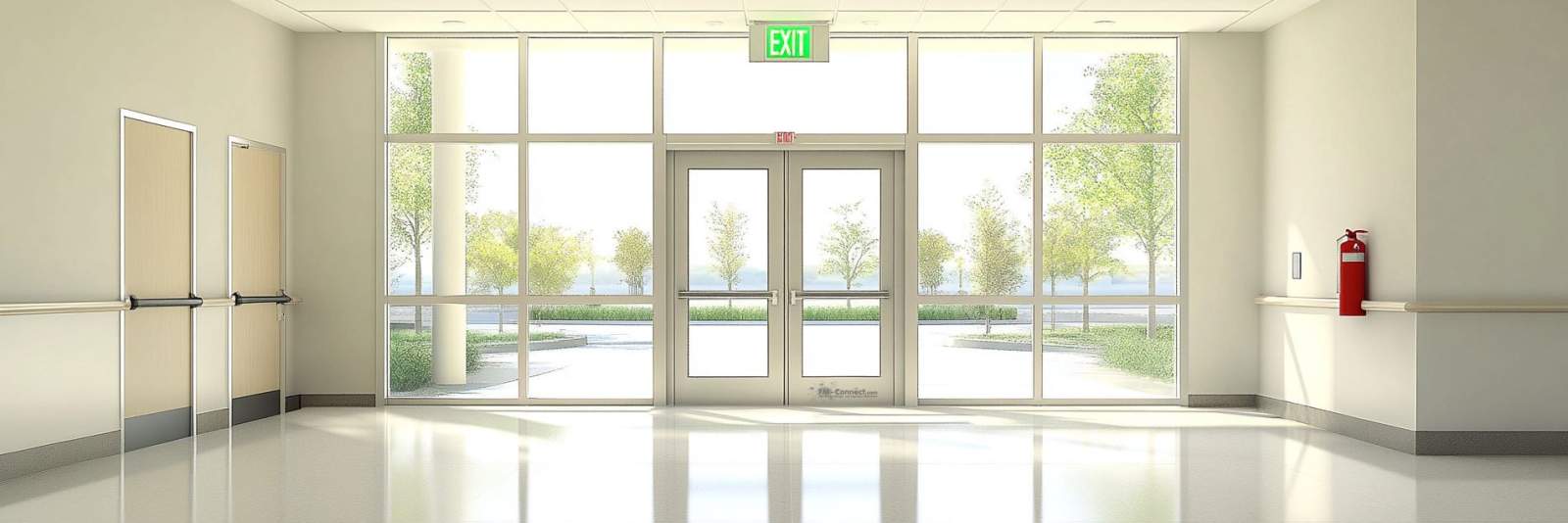 Schlösser, Baubeschläge und Panikverschlüsse sind wesentliche Komponenten im baulichen Brandschutz